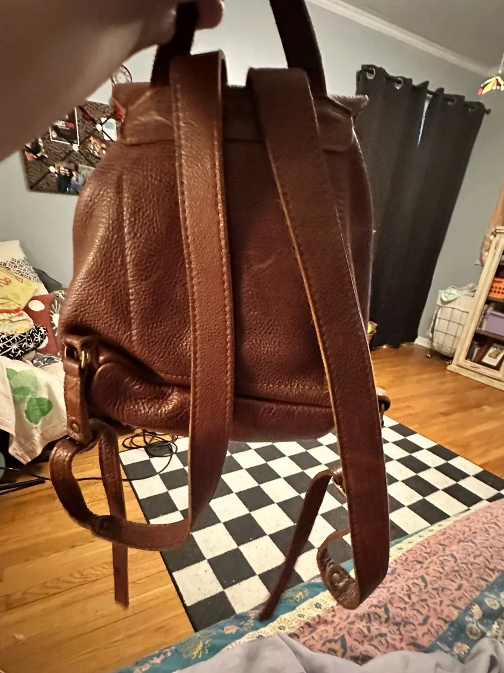 Portland Leather Goods Bucket Backpack- Nutmeg